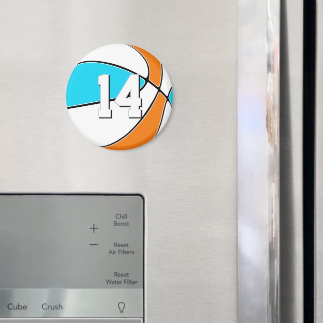 Íman escolha QUALQUER cor de time c número de camisa ba (In Situ (Fridge))