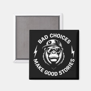Íman Escolhas Ruins de Macaco Fazem Histórias Engraçada