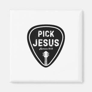 Íman Escolher Jesus T Camisa Romanos 10_13 Guitarra Cri