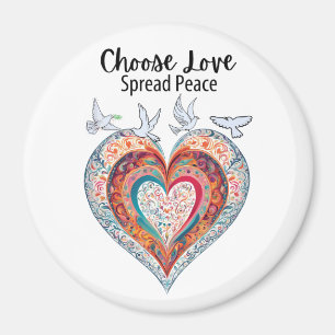 Íman Escolher paz de propagação do amor