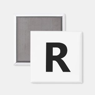 Íman Escolher qualquer letra   Fonte: Aberto Sans Conde