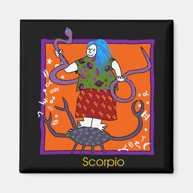 Íman Escorpião (Frente)