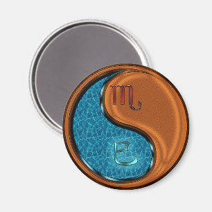 Íman Escorpião & Cobra de Madeira