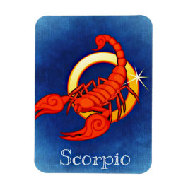 Íman Escorpião em Azul