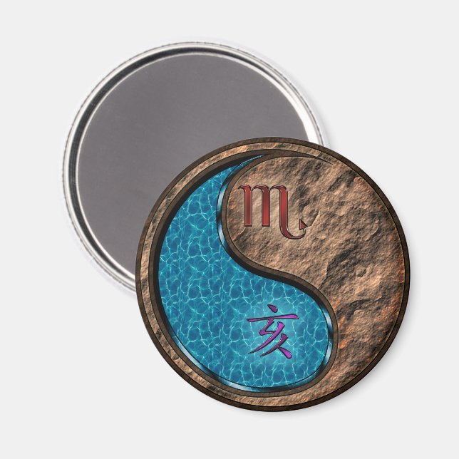 Íman Escorpião & Porco Terra (Front/Back)