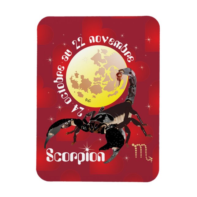 Íman Escorpião Premium Flexi Magnet (Vertical)