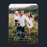 Íman Escrita elegante de Natal com mínimo de 1 fotograf<br><div class="desc">Imagem mínima moderna de Natal de Natal.</div>