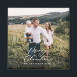 Íman Escrita elegante de Natal com mínimo de 1 fotograf<br><div class="desc">Imagem mínima moderna de Natal de Natal.</div>