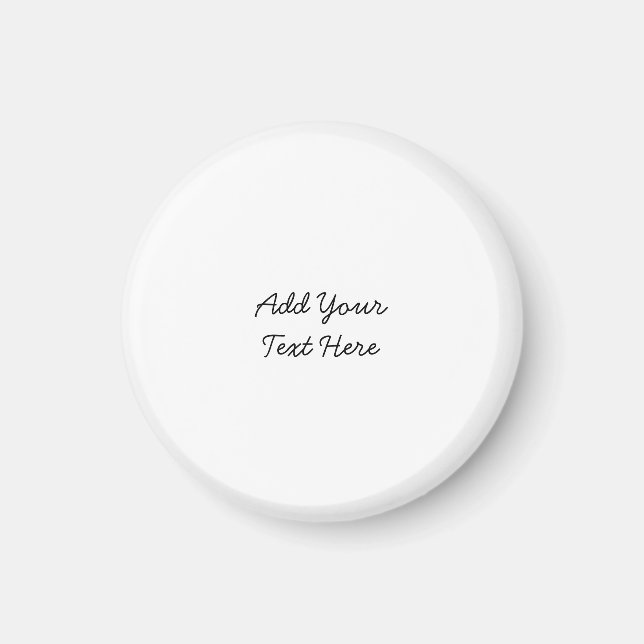 Íman Escrita manual profissional adicionar texto modern (Frente)