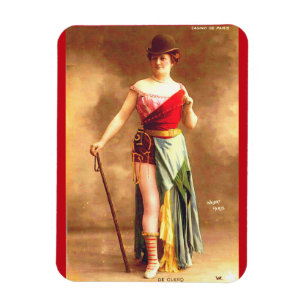Íman Escritor De Clercq de 1890 no Casino de Paris