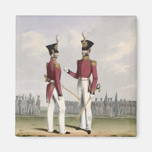 Íman Escritores de Campo dos Fuzileiros Reais, placa 2  (Frente)