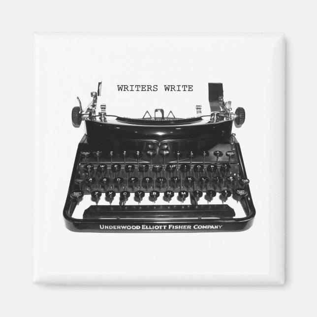 Íman Escritores Escrevem Magnet (Frente)