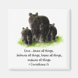 Íman Escritura 1 Corinthians 13:4 O amor é