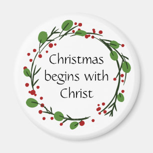Íman Escritura do Sticker de Escritura de Natal Cristão