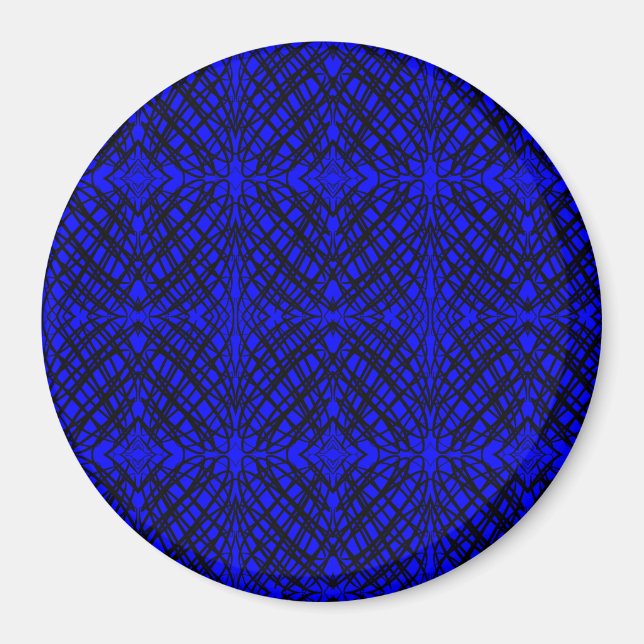 Íman Escrivora Simples | Inclinação Espelho | Azul | (Frente)