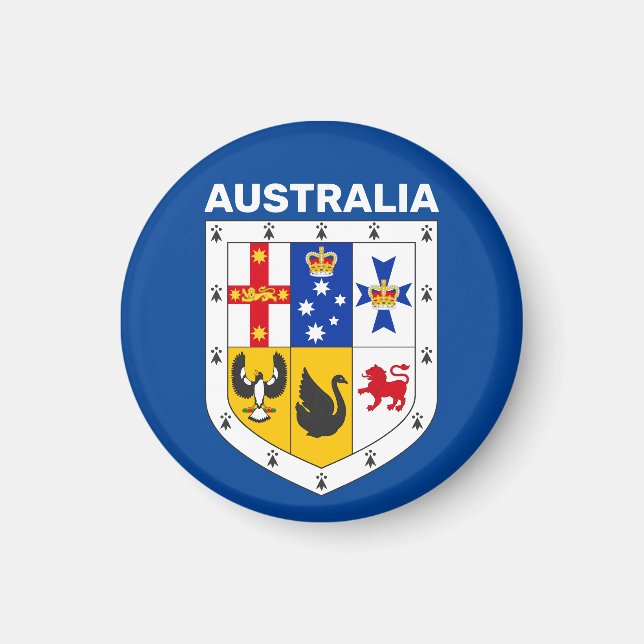 Íman Escudo da Austrália (Frente)