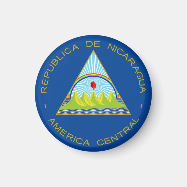 Íman Escudo da Nicarágua (Frente)