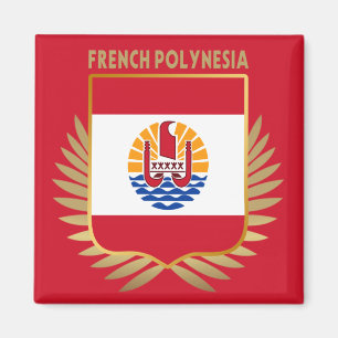 Íman Escudo do Sinalizador Polinésia Francesa
