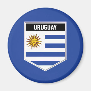 Íman Escudo do Sinalizador Uruguai