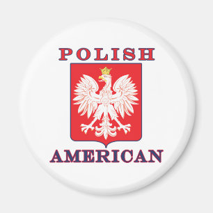 Íman Escudo polonês americano da águia