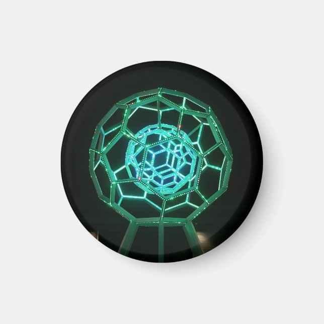 Íman Escultura Buckyball #3 Magnet (Frente)