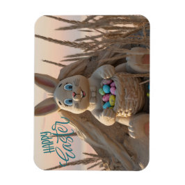 Íman Escultura de Areia do Coelho de Páscoa da Ilha Hil