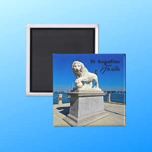 Íman Escultura de mármore na ponte dos leões St