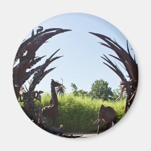 Íman Escultura do jardim zoológico do Saint Louis