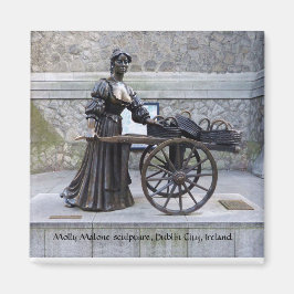 Íman Escultura Molly Malone, cidade de Dublin, Irlanda