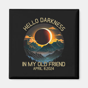 Íman Escuridão Meu Velho Amigo Eclipse Solar Abril de 2
