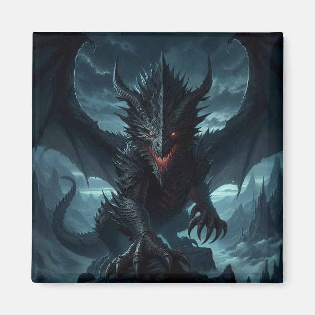 Íman Escuro, Dragão Medieval (Frente)