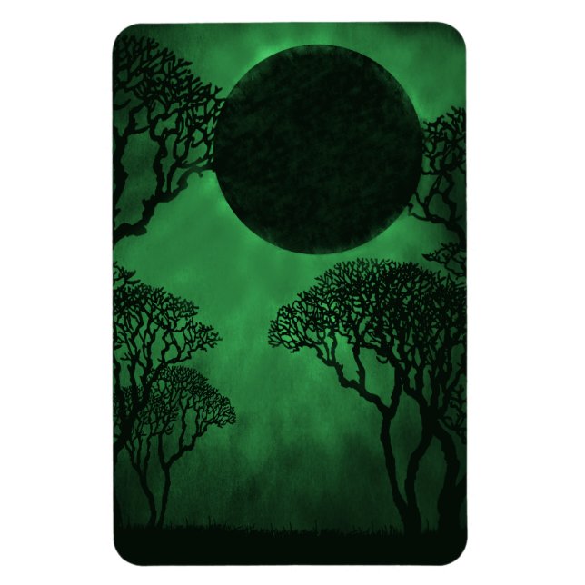 Íman Escuro Eclipse Premium Magnet, Verde (Vertical)