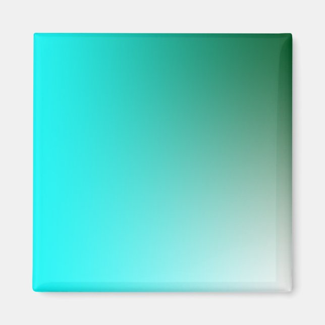 Íman Escuro Verde e Azul Claro (Frente)