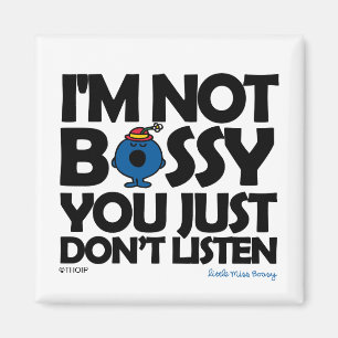 Íman Escute a senhorita pequena Bossy