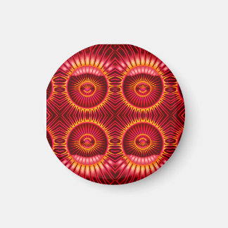 Íman Esferas de Energia Laranja e Vermelho Padrão
