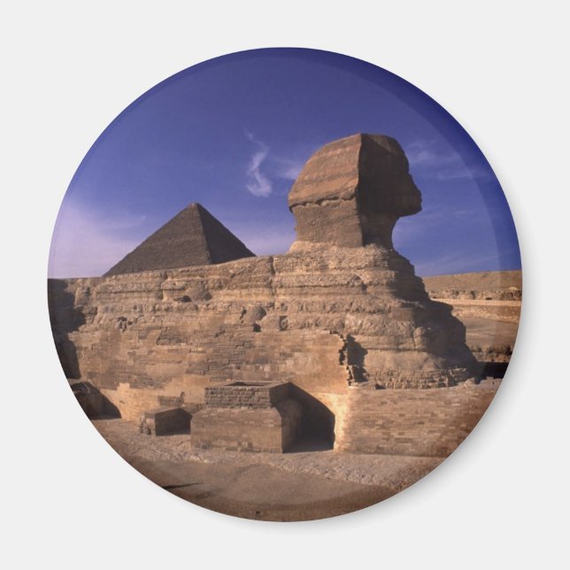 Íman Esfinge e pirâmides em Giza Cairo Egito (Frente)
