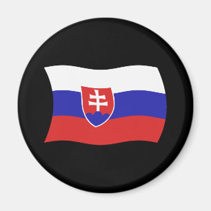 Íman Eslováquia Flag Magnet