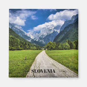 Íman Eslovênia, fotografia cênica com Alpes