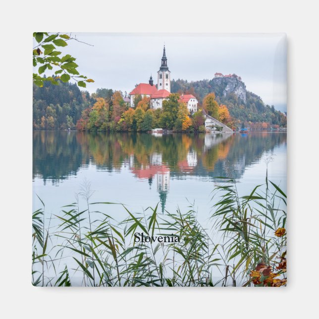 Íman Eslovênia, fotografia da paisagem,Magnet (Frente)