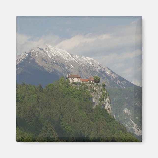 Íman ESLOVÊNIA, GORENJSKA, Bled: Castelo de Bled & 2 (Frente)