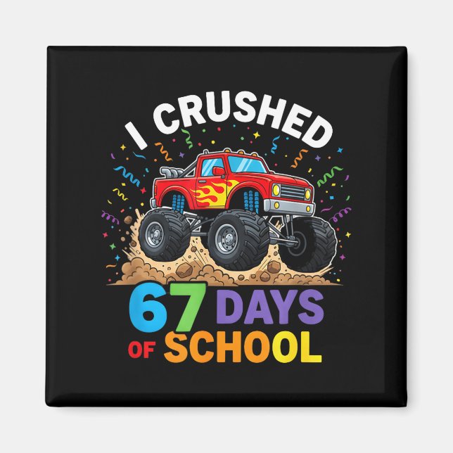 Íman Esmaguei 67 Dias De Escola 67 Meme 6 7 Monstro Tr (Frente)