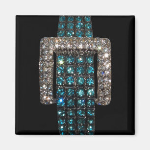 Íman Esmeraldas e arte Bling Bling dos diamantes