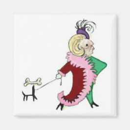 Íman Esnootinha com um Grande Boco e um Magneto de Cach