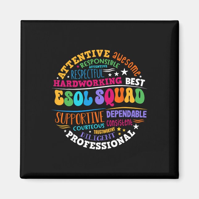 Íman Esol Squad Teachers And Students Team Back To Scho (Frente)