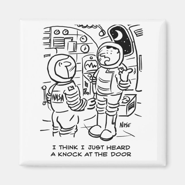 Íman Espaçadores na nave espacial Hear Knock à porta (Frente)