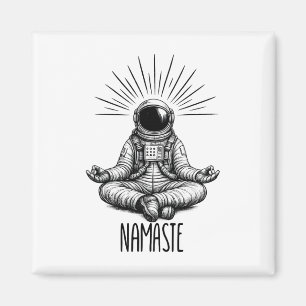 Íman Espaço de Meditação Yoga do Astronauta Namaste Pos