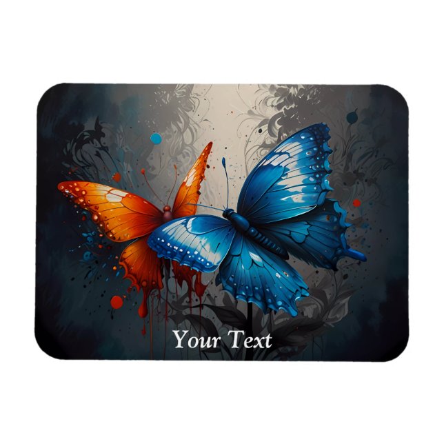 Íman Espaço de Trabalho da Dança da Borboleta Eetérea (Horizontal)