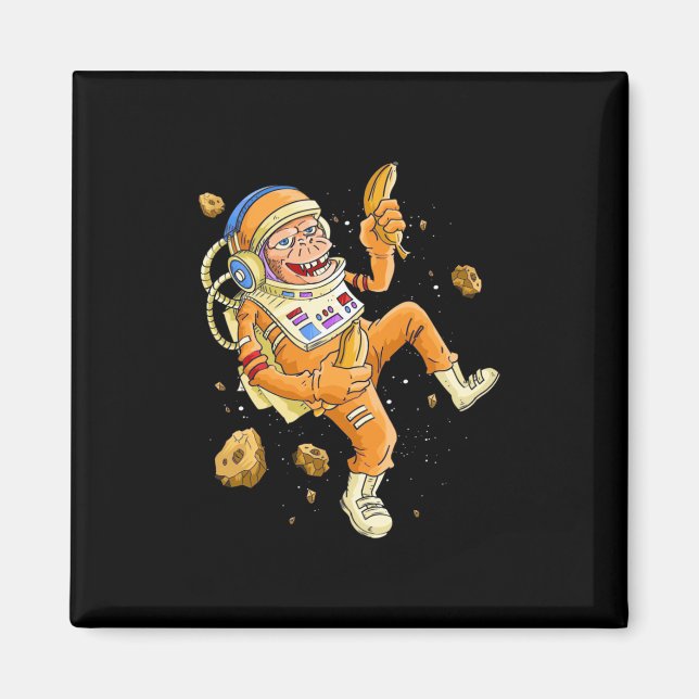 Íman Espaço do macaco astronauta (Frente)