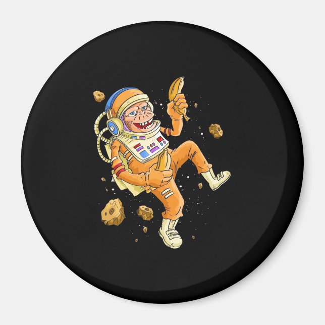 Íman Espaço do macaco astronauta (Frente)