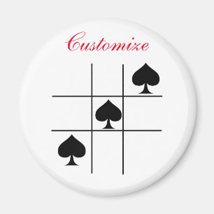 Íman Espadas Pretas Tic Tac Toe Thunder_Cove